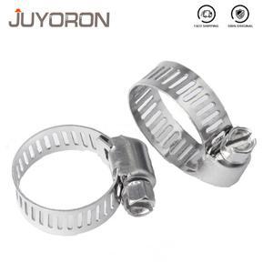 스테인리스 스틸 드라이브 호스 클램프 연료관 수도관 패스너 웜 사이즈 고정 클립 후프 스프링 8mm-120mm