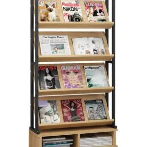 잡지 진열대 도서 거치대 전단지 전시대 팜플렛 매거진랙 수납 책