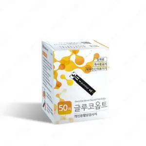 글루코옵트 혈당측정 시험지 당뇨스트립 검사지 50매입, 1개