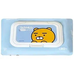 [셀러허브 1]크리넥스 수앤수 카카오 라이언 물티슈 80매캡 x 1팩 x3SET(SH) (46611288)