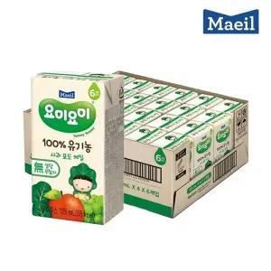 [매일] NEW 요미요미 유기농주스 사과포도케일 125ml 24팩