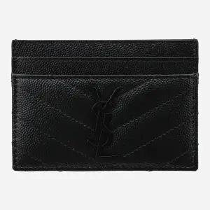 6S 423291 BOW08 1000 모노그램 카드 케이스 블랙