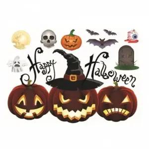 할로윈 파티장식 펌킨 윈도우스티커 대형