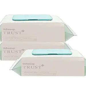 [셀러허브 1]베베숲 트러스트 플러스 물티슈 캡형 80매 x 3팩 x3SET(SH) (46611284)