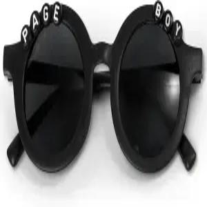 팬타이드 플라워 걸 페이지 보이 선글라스 링 베어러 데이지 플로라 원형 웨딩 파티 액세서리 선물