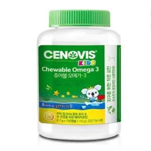 세노비스 키즈 츄어블 오메가3 베타카로틴 오렌지맛 150정 1개