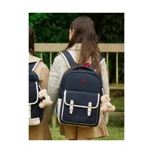 매장정품 [브랜드명] 빈폴 키즈 BEANPOLE KIDS 시그니처 플랩 책가방 네이비 (BI61D4U01R) BI61D4U01R 1273