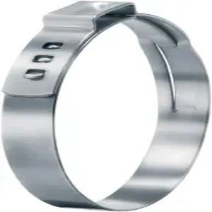 OCS 부품 오이티커 이어 클램프 167 시리즈 304 스테인리스 스틸 41mm 크기 팩 10 밴드 치수 7 x 0.6mm 2년