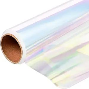 15m*40cm 플로리스트 플라워 리데센트 필름 셀로판 선물 포장 DIY 꽃다발 결혼식 생일 포장에 완벽합니다