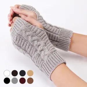 꽈배기 핸드워머 편한 손목토시 니트