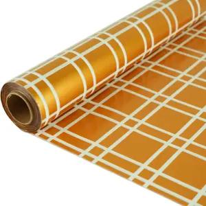 CMFYHM 크리스마스 셀로판 랩 롤 34 x 100 u2019Ft 가을 추수감사절 바구니 상자 와인 장식을 위한 두꺼운