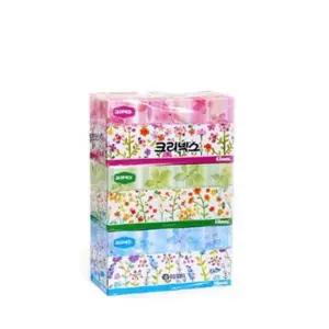 [골드스마일]휴지 티슈 화장지 크리넥스 250매x3개 각 미용