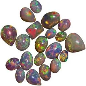 AAAA 에티오피아 오팔 루즈 젬스톤 카보숑 천연 주얼리 제작에 완벽한 제품