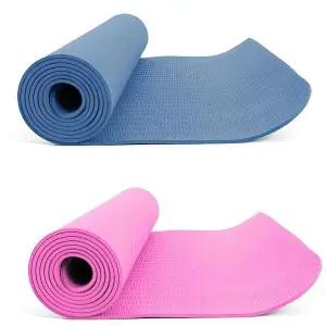 TPE 홈트 헬스 운동 스트레칭 요가 매트 6mm 고가형 헬스장