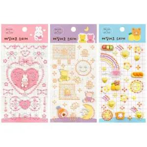 [셀러에이드]매일매일 데코 스티커 2500 1묶음 12개