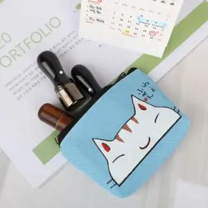 고양이 미니 동전지갑 파우치