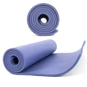 두꺼운 NBR 홈트 헬스 운동 스트레칭 요가 매트 10mm 헬스장