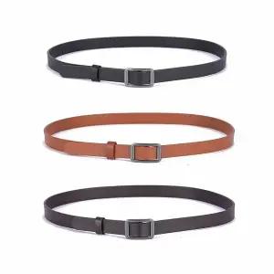 [골드스마일]남녀 패션 벨트 구멍없는 얇은 캐주얼 정장 허리벨트