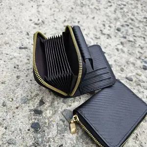 [골드스마일]대용량 투버튼 컴팩트 카드지갑 아코디언 반지갑