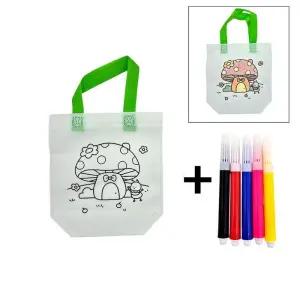 컬러링 세트 부직포가방 버섯 DIY