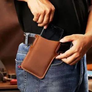 [골드스마일]OC1138 스마트폰수납 인조가죽 벨트 파우치 홀스터