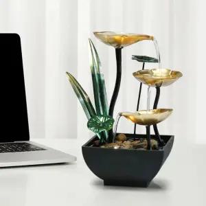개업화분 분수장식 간단한 거실 순환 물 데스크탑 작은 개방 사무실 수경