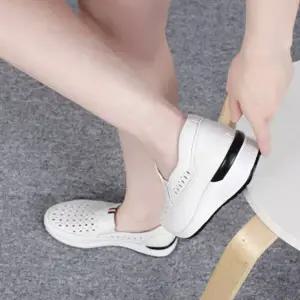 여성 펀칭 캐쥬얼 SS 키높이 운동화