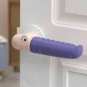 문손잡이 커버 손잡이커버 문고리커버 2p(악어) 동물친구 실리콘 손잡이보호쿠션