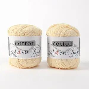 2p세트 일상공방 뜨개질실 코튼 면사 얇은뜨개실 코튼실