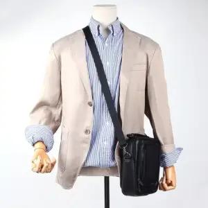 출퇴근 남성 크로스백 숄더백 인조가죽 (소) 데일리