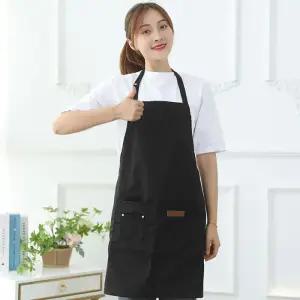 트리공방 생활방수 앞치마 공방앞치마 캔버스 모던 카페앞치마 홀터넥앞치마