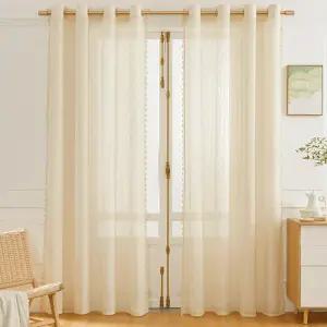 긴 태슬 레이스커튼 베란다 레이스 크로셰커튼 260cm 햇살데코 문가리개 커튼