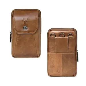 소가죽 핸드폰가방 남성 크로스백 미니 멀티가방