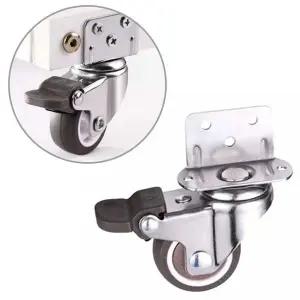 무소음 L형 가구 캐스터 회전 바퀴