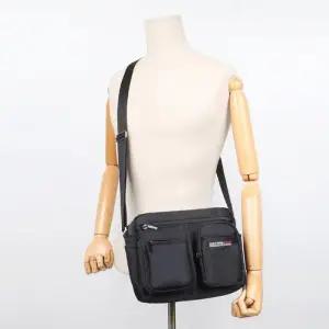 경량 남성 이중소재 보조가방 출근가방 여행 크로스백