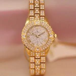 [골드스마일]아라비아 넘버 패션 다이얼 큐빅 시계