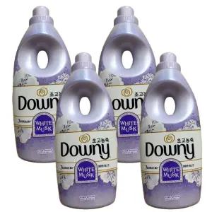 다우니 섬유유연제 스프링 화이트 머스크 1L 4개