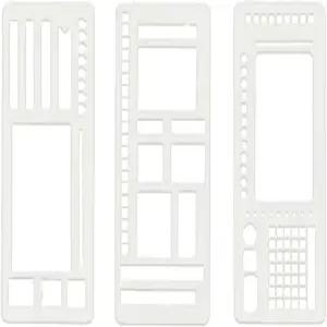 수제 유연한 기록 템플릿 일기 작성용 재사용 가능한 플래너 스텐실 캘린더 체크리스트 스크랩북 및 DIY