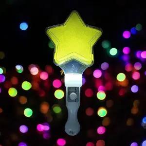 LED 빛나는 막대형 야광봉 별빛 막대기 옐로우 야광 장식용 막대
