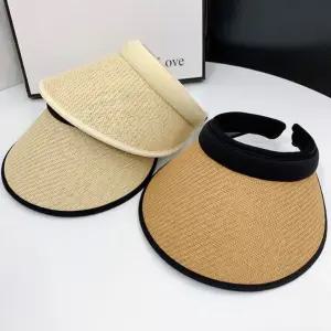 고퀄리티   기본라탄썬캡 귀여운모자 모자 봄 유아 여름 자외선차단 아동 어린이 준캡 가을