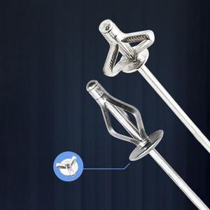 실버 접이식 블라인드 리벳  알루미늄 합금   3.2mm  4.0mm  소프트 OR 플라스틱 소재  30 개  50 개