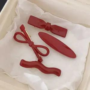 레드핀 4종 세트 핀세트 옆머리핀 여아 포인트핀 IXJ1+4YEf