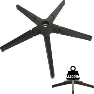 YAYODS 사무실 의자 베이스 교체 부품 헤비 듀티 2500파운드 28인치 책상 범용 실린더 및 캐스터 소켓