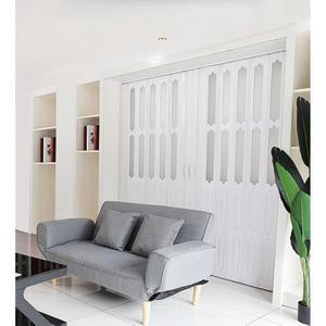 폴딩도어 베란다 공간분리 6kg 초슬림 PVC 중문 레일문 가림문 셀프