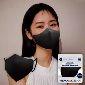 테라크린 국산 새부리형 마스크 대형 그레이 100매 25매 x 4
