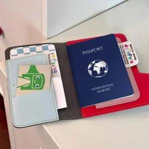 컬러풀 여권지갑 여권케이스 커버 여행파우치 티켓북 트래블 월렛