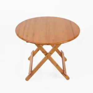접이식 원형테이블(70x56cm) 우드 간이테이블