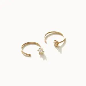 [제이로렌]제이로렌 11G0173 C자형 10K 골드 큐빅귀걸이