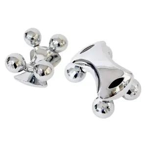 슬림 4D 마사지 롤러 얼굴 지압 도구 바디 괄사 마사지기 목 지압기