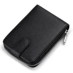 학생카드지갑 가죽 카드 지갑 남자 캐주얼 패션 수납 반지갑